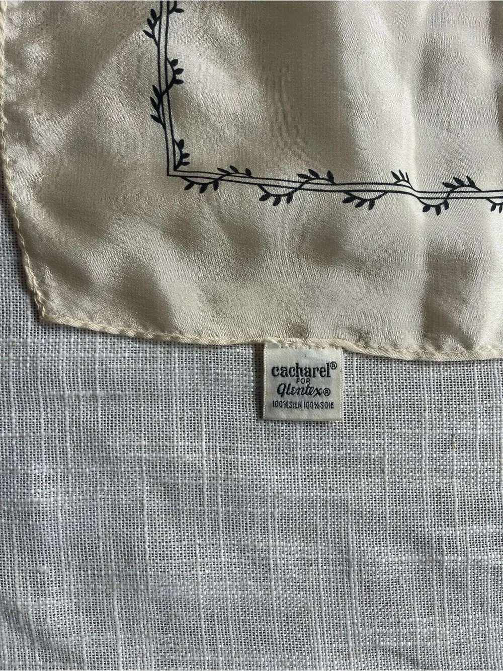 Vtg Silk Bandana